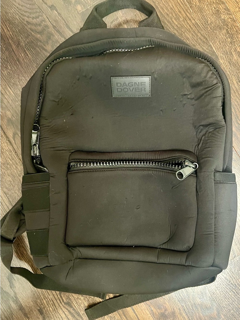 Dagne Dover Dakota Neoprene Backpack Black Medium Travel Laptop Bag